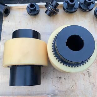 内齿连轴器曲面高强度耐磨油泵电机连接套NL尼龙套齿式联轴器