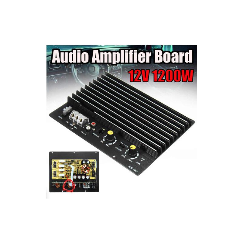 汽车音响单路功放车载功放1000W12V低音炮功放板KL-180功放