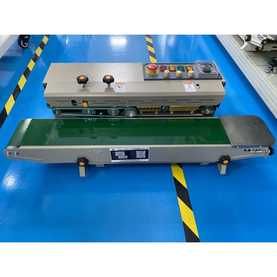 现货连续封口机墨轮印字月饼封口机 塑料袋铝箔袋打码封口机