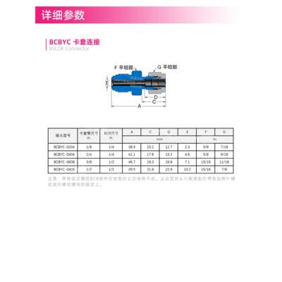 16L不锈钢1/4VCR公头转卡套1/2VCR外螺纹螺母转卡套接头转接头