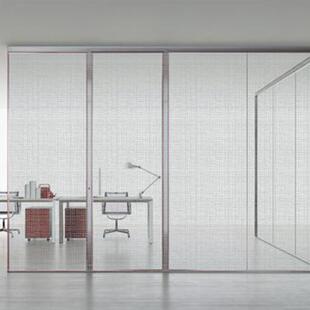 灰纱布纹玻璃贴膜现代家居膜商场橱窗玻璃贴纸窗户布纹装饰膜