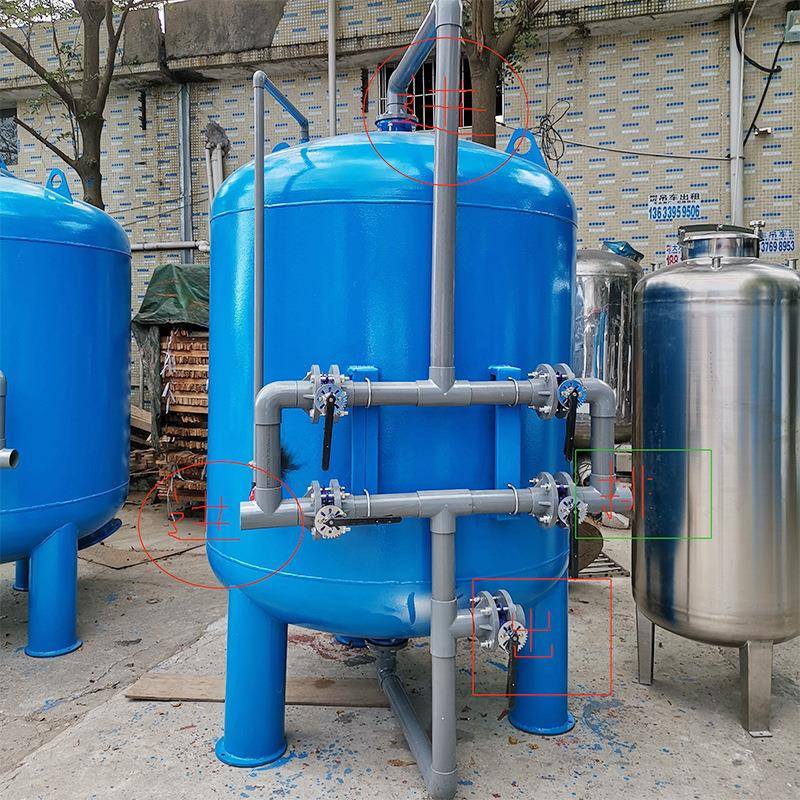 石英砂过滤器多介质过滤器活性炭锰砂机械过滤器碳钢过滤器过滤罐
