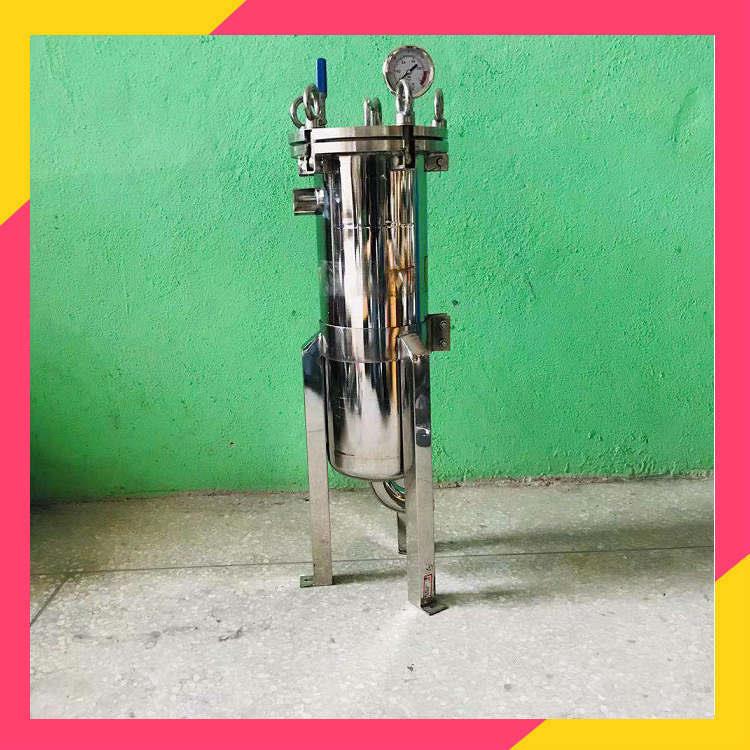 小型涂布胶水过滤器气动隔膜泵式过滤机采用滤袋去除杂质精度高