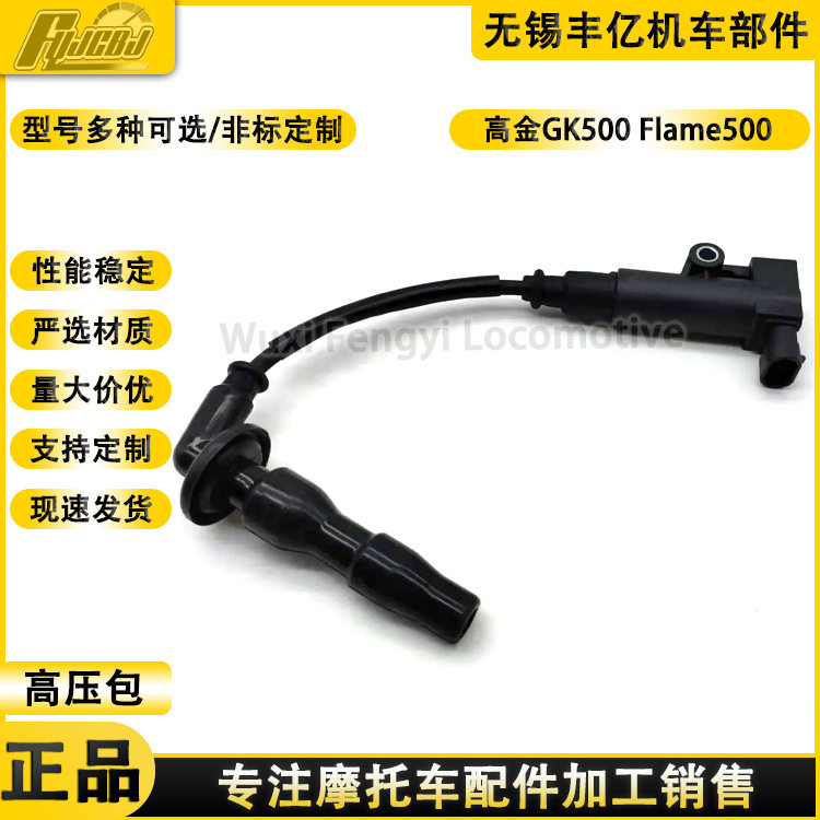 摩托车高金GK500Flame500高压包GAOKIN500点火线圈高压包总成