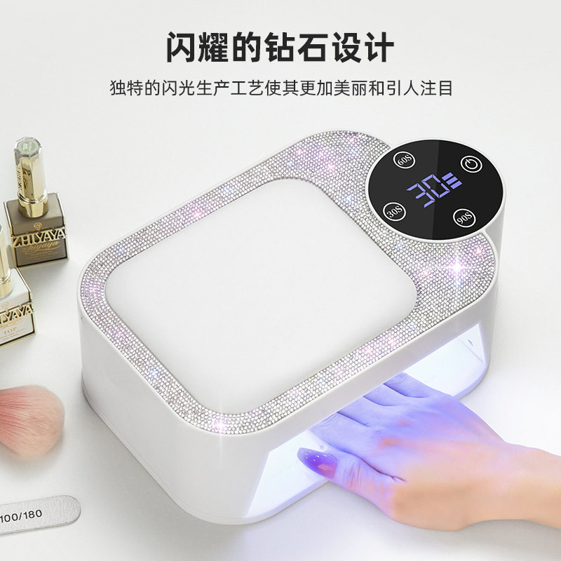 新品蓄电美甲灯光疗机BM-22无线美甲烤灯便携充电式美甲机光疗灯