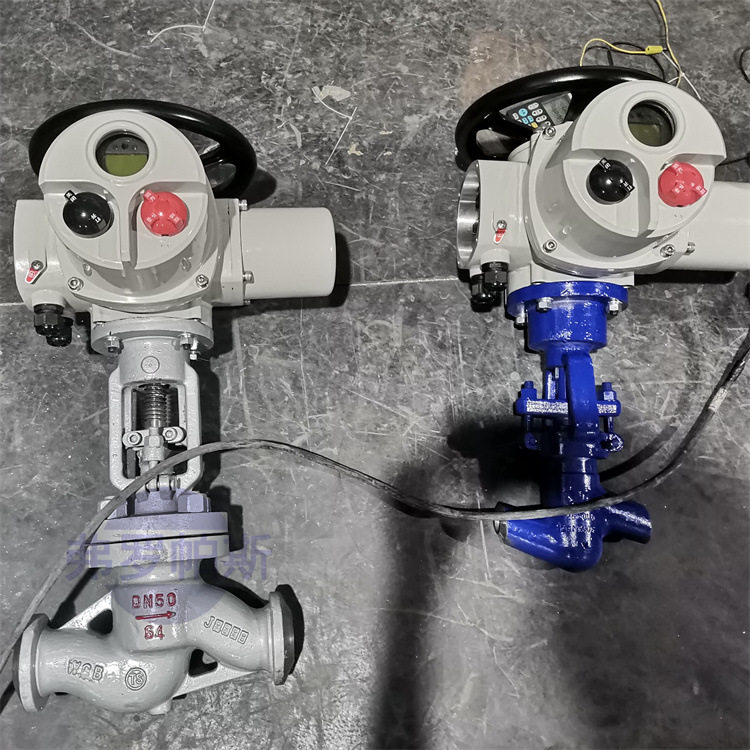 智能型蒸汽焊接截止阀J961Y-250V DN80耐高温540度铬钼钢阀体