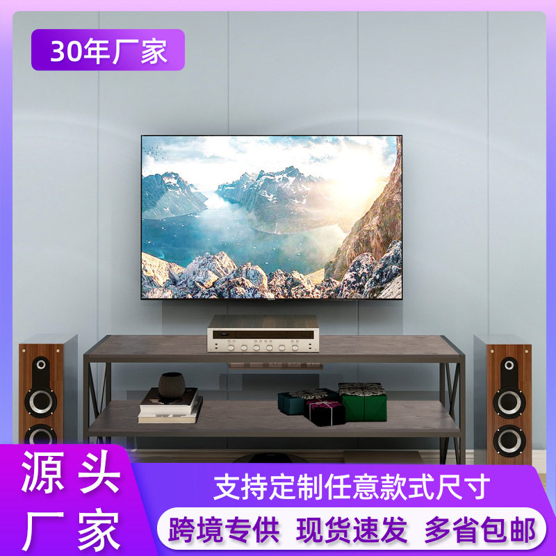 跨境厂家直供美式简约钢木边几客厅靠墙边桌多功能多层鞋架置物架