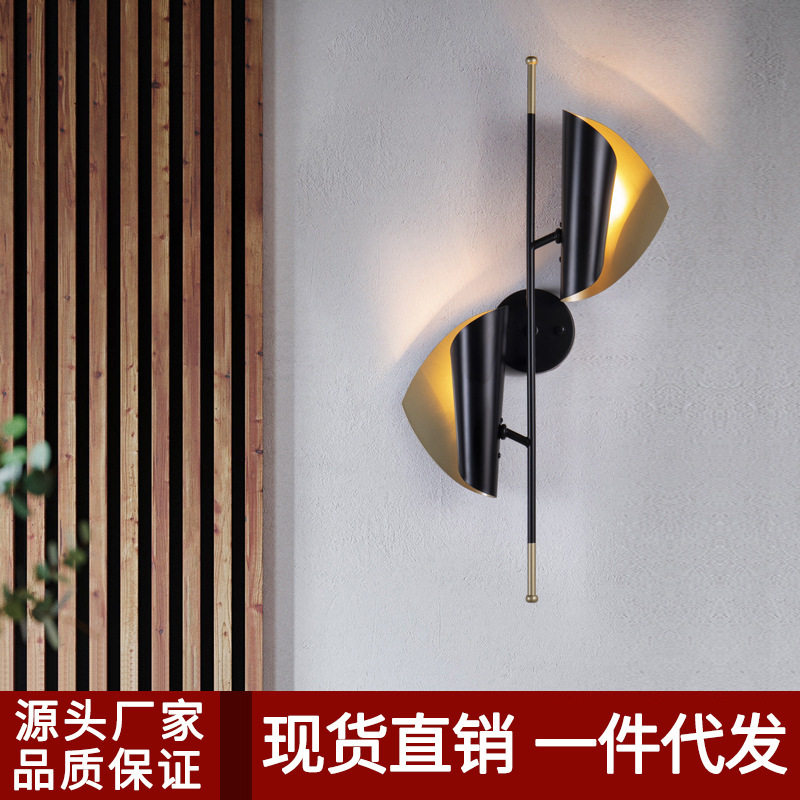 创意个性异形走廊壁灯北欧后现代轻奢楼梯间玄关入户长条极简壁灯