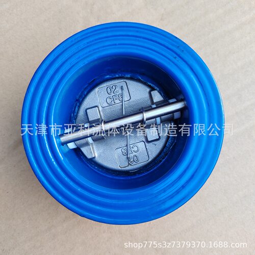DH76X-16Q 球墨铸铁双瓣对夹蝶式止回阀   H77X对夹止回阀
