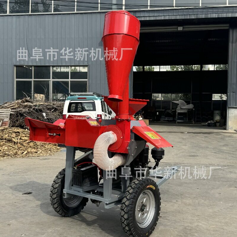 厂家直销铡草揉丝一体机家用养殖猪牛羊铡草机干湿两用秸秆揉丝机