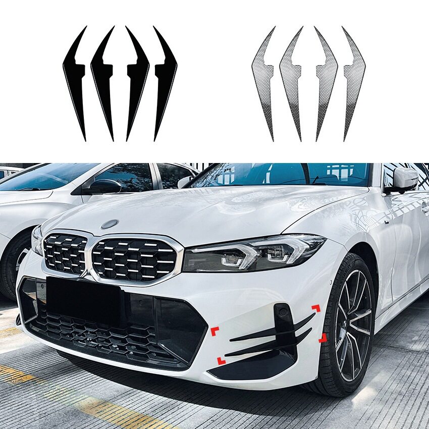 适用宝马3系 G20 G21 LCI M Sport 2023+ 风口前风刀车贴外饰改装