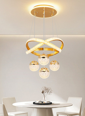 2026餐厅吊灯现代简约三头吊灯楼梯灯饭店商铺吊灯书房吊灯中山灯