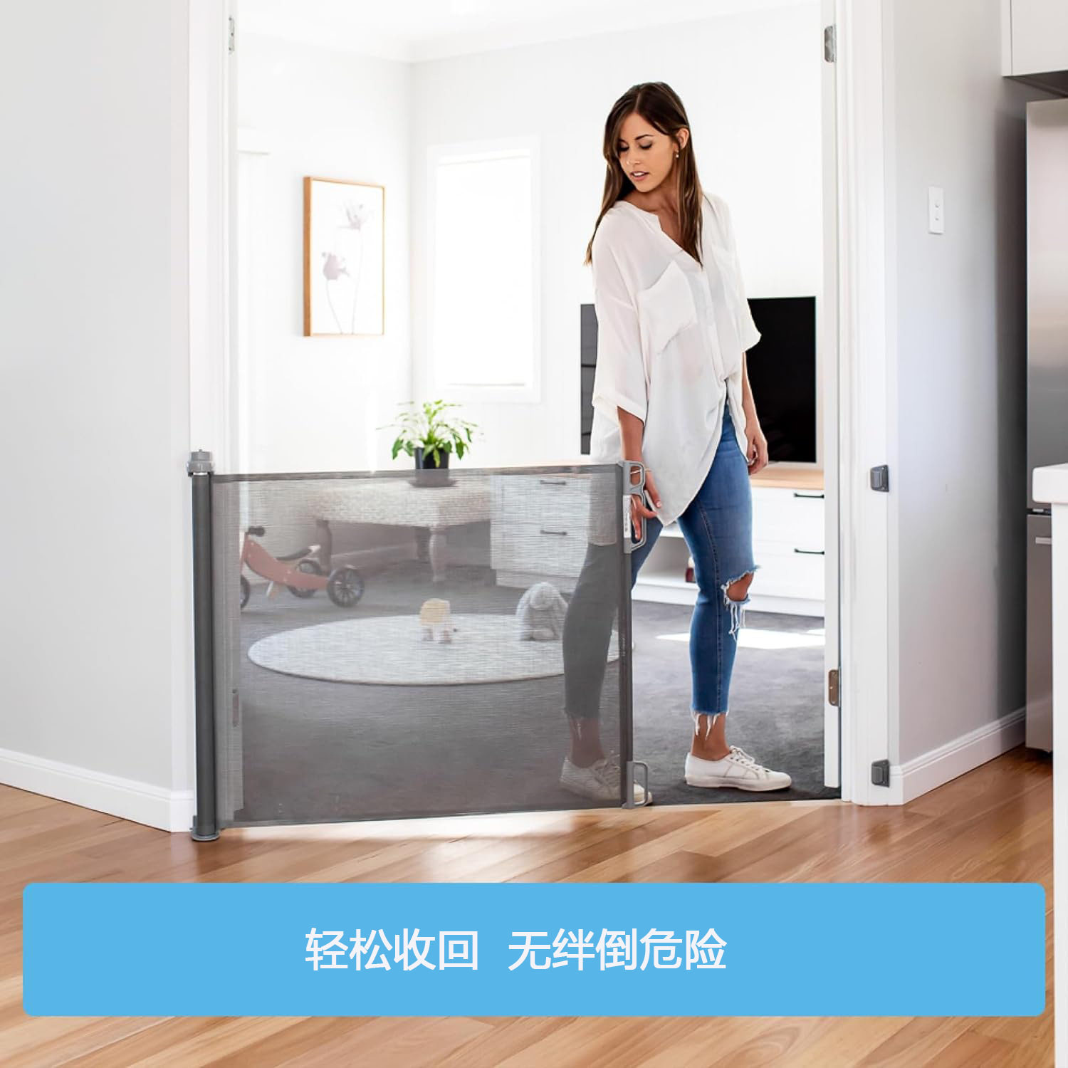 跨境亚马逊伸缩门儿童安全防