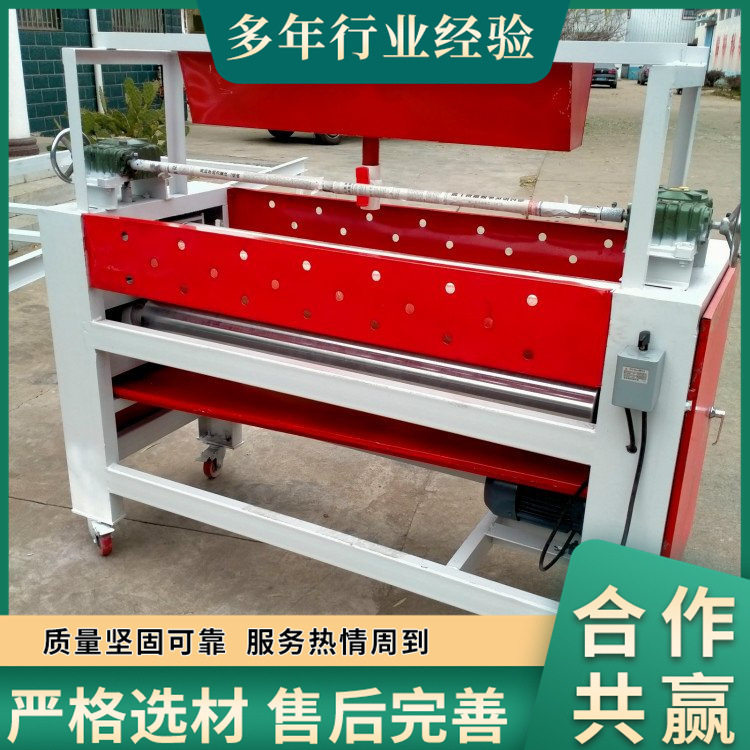 无纺布布料海绵涂胶设备 数控双面自动滚胶机 油箱免清洗