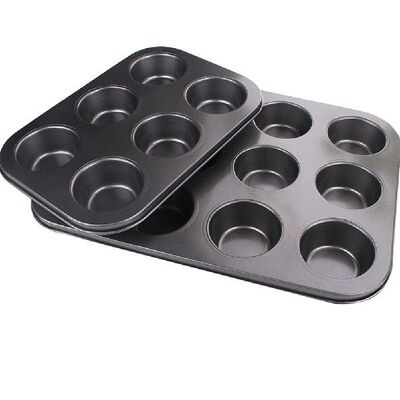 极速612 Hole Cupcake Baking Tray Nonstick Cake Baking Mold