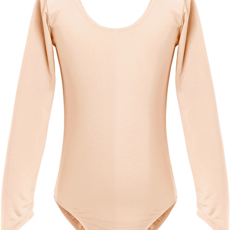 舞蹈服儿童秋冬打底衣春秋肉色女童隐形肤色高弹练功服打底衫表演
