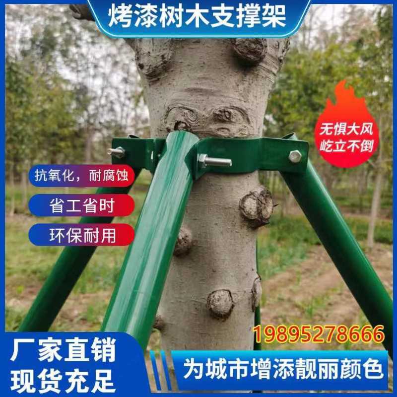 钢管树木支撑架树支撑固定器树木支伸缩杆树木固定支架大树支伸缩