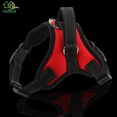 好货s/m/l/xl 3 colors pet large dog soft adjustable harness