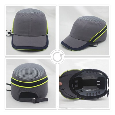 极速New Work Safety Bump Cap Hard Inner Shell Protective Hel