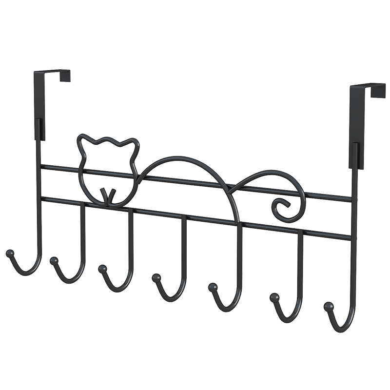 挂衣架置物架衣服挂架无痕免打孔墙上壁挂免钉门上门背式门後挂钩