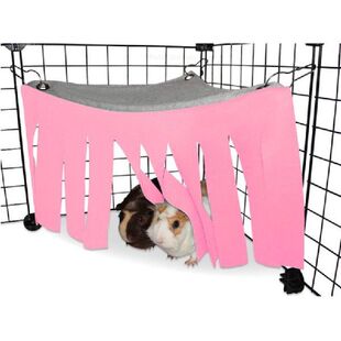 Tent Hamste 极速Tassel Pet Guinea Pig Hideaway Strip Hideout