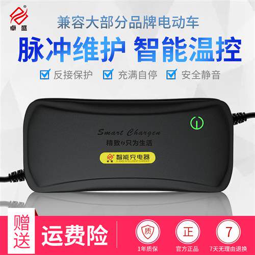 好货速派奇电动车电瓶充电器48V12AH20AH60V72V适用速派奇电动车
