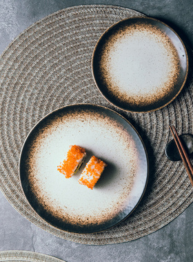 18CM round coasters 36CM hand-woven placemats