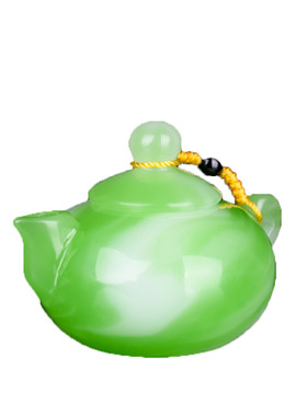 好货新疆外蒙料鸡血玉把把壶手把件金丝玉戈壁玉玉石玉器和田玉壶