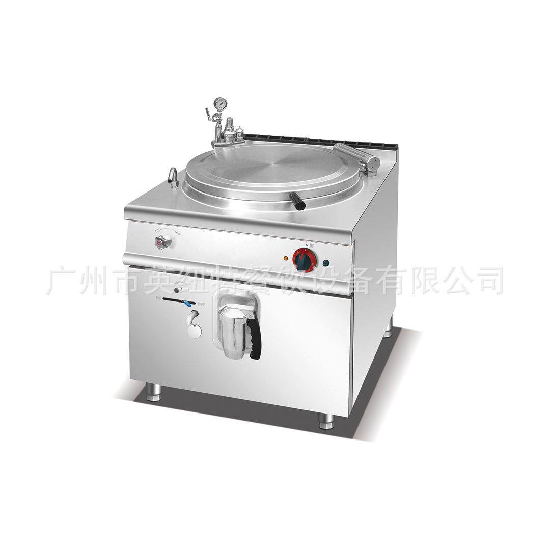 厂家直销电热夹层汤锅商用大容量150L不锈钢蒸汽防溢熬粥炖汤桶