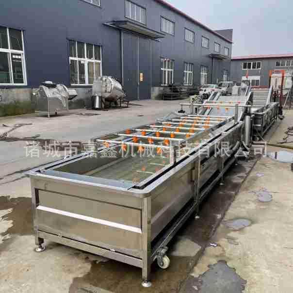 水果蔬菜清洗机气泡式喷淋气泡清洗机预制菜清洗去杂机
