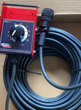 林肯焊机DC400DC600远程遥控盒K857-1 带有6芯30米控制线和插头