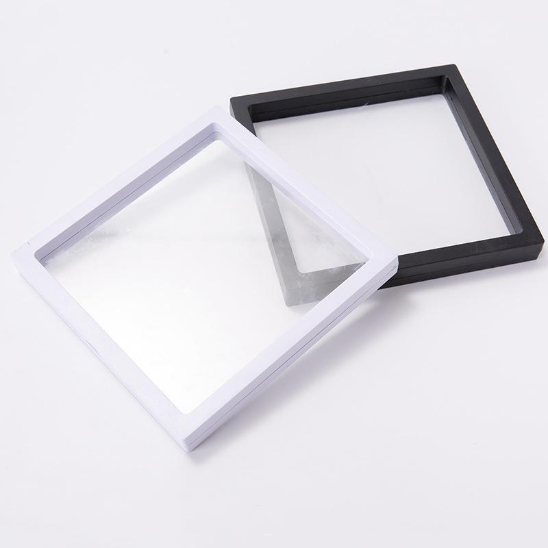 促销透明PE悬浮展示盒珠宝首饰戒指耳钉手链展收藏盒收纳盒现爆款