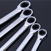 双头单向棘轮快速扳手 汽修机修两用套筒 多功能加速汽修省力板子