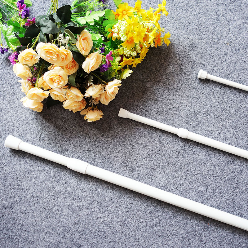 免打孔多功能伸缩杆浴帘杆窗帘杆门帘杆毛巾杆短帘杆子飘窗帘杆子