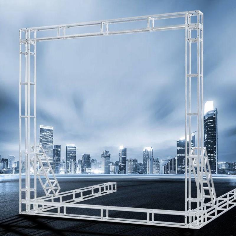 桁架婚庆c背景架热镀锌舞台叠子折架舞台行架活亚舞台展会雷动搭