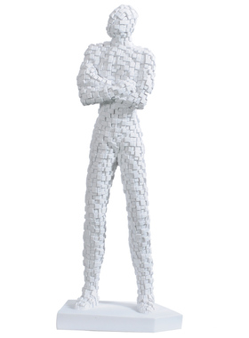 北欧抽象人物装饰样板房售楼处马赛克雕塑艺术品摆件软装陈设饰品