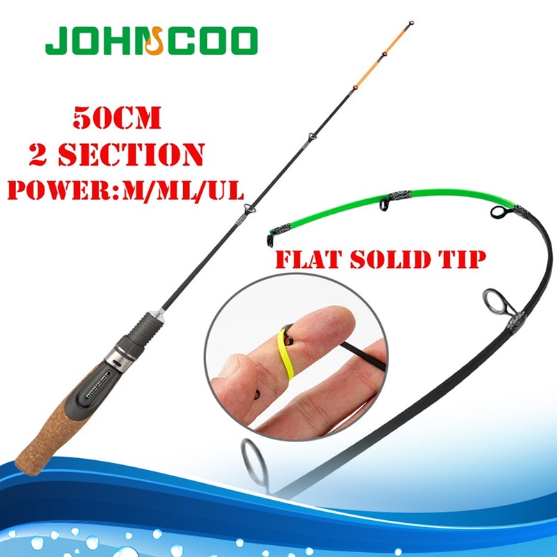 Winter Fishing Rod Ul/Ml/M Soft Tip 50Cm Ice Fishing Rod Wit