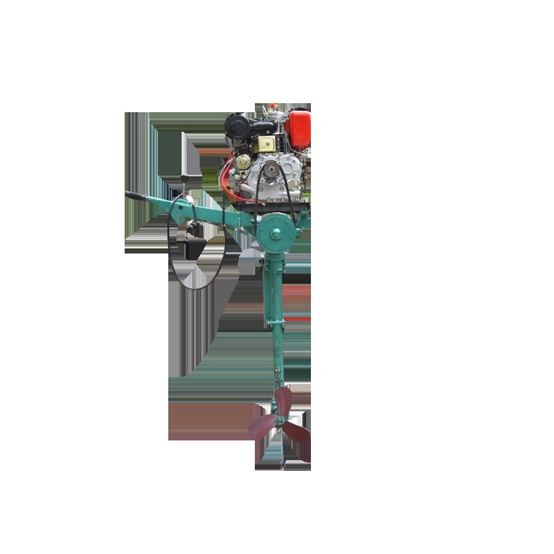 船用壁挂冷气 船外机 立式 挂桨机 风冷柴油机弯杆推进器15马力8