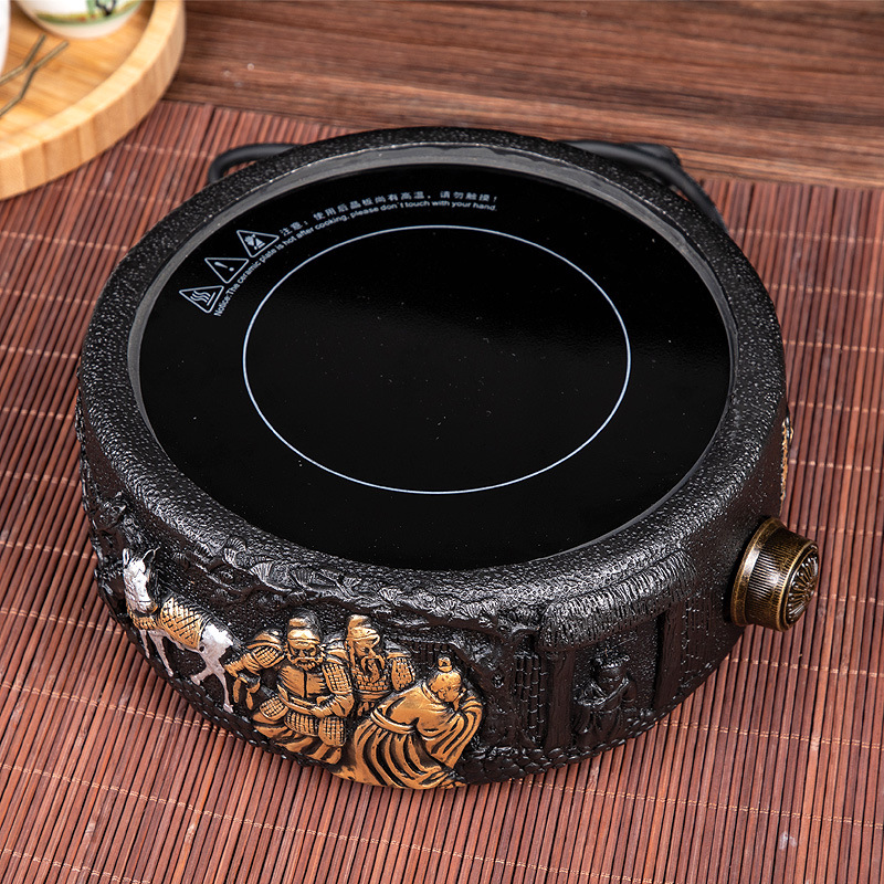 铁壶铜壶银壶专用铸铁电陶炉煮茶炉 烧水壶煮茶壶加热炉