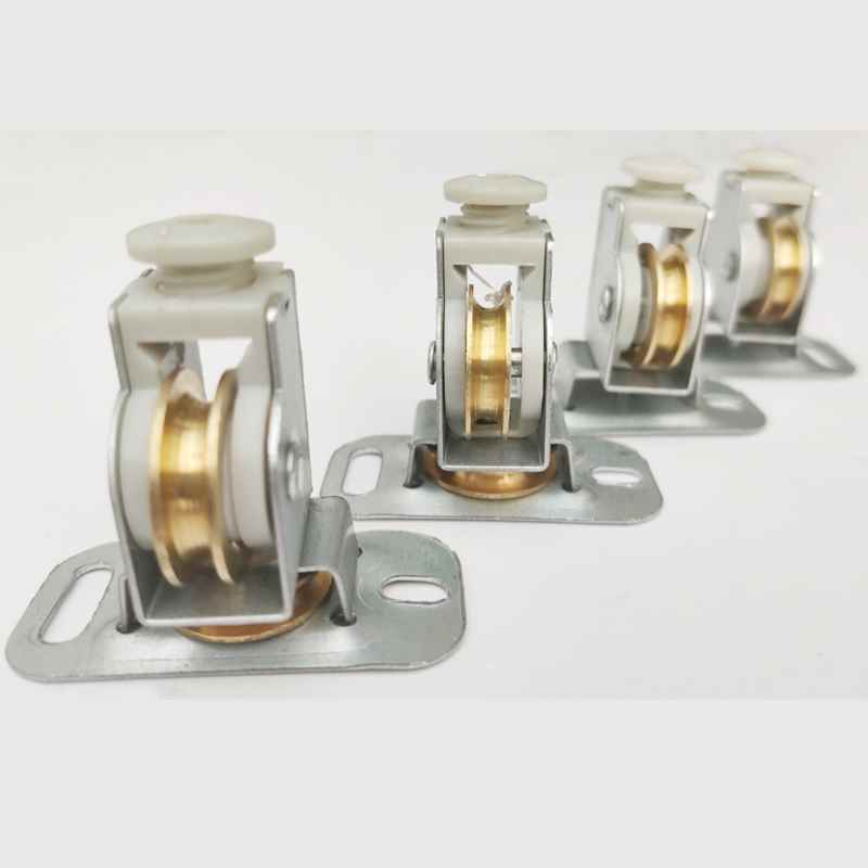 转向轮晒衣架转角器配件滑轮阳台室内单双晾衣架升降手摇万向轮