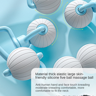 5 Ball Neck Massager for Neck Shoulder Waist Lower Leg Cervi