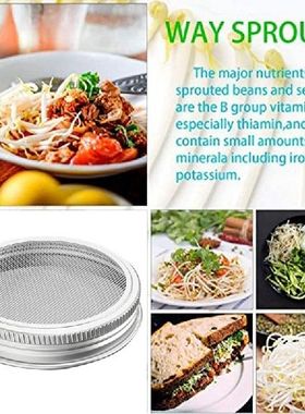 Sprouting Lid, Stainless Steel Sprouting Jar Lid, Sprouting