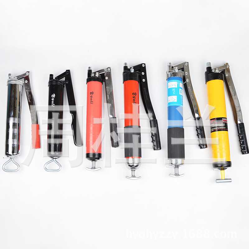 新款直销供应手动黄油枪 压杆式600cc黄油枪 强耐压升级款注油枪8