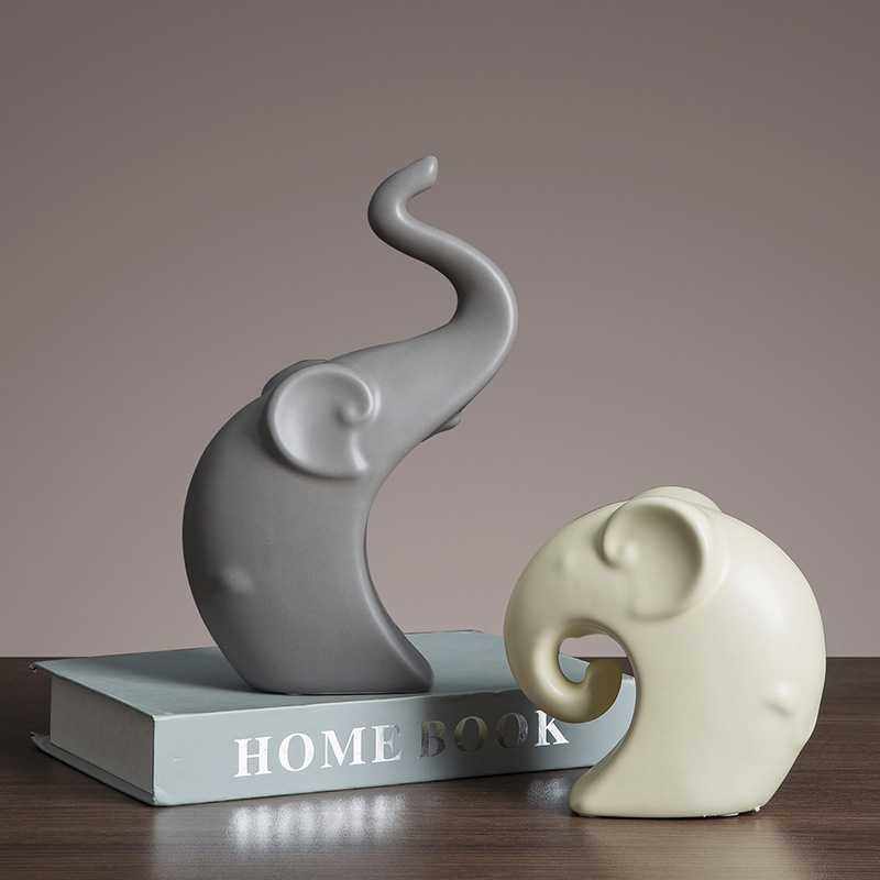 新款直销创意 摆件 家居饰品电视柜酒柜陶瓷工艺品 情侣象8,家居饰品,桌面摆件,淘宝优惠券,粉丝福利购,淘宝优惠卷