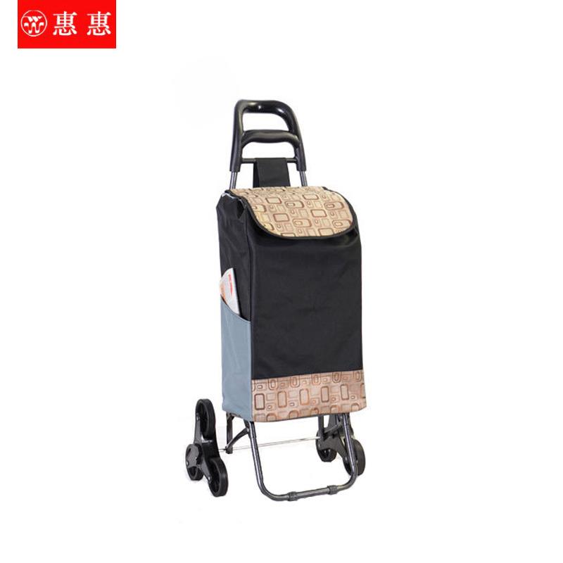 新款直销生产六轮购物车折叠便携买菜车手推车家用拉车礼品定制拉