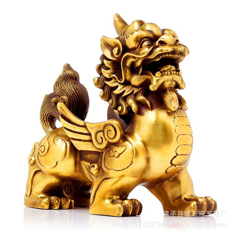 新款直销2020新款销铜摆件家居礼品一对铜貔貅铜器金属工艺品8