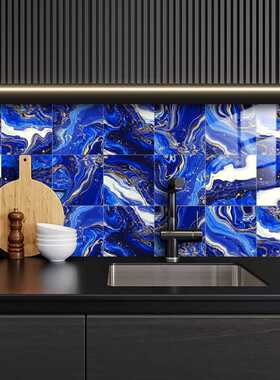 新款直销TS330 跨境仿大理石纹水晶膜瓷砖贴家居装饰自粘地板贴墙