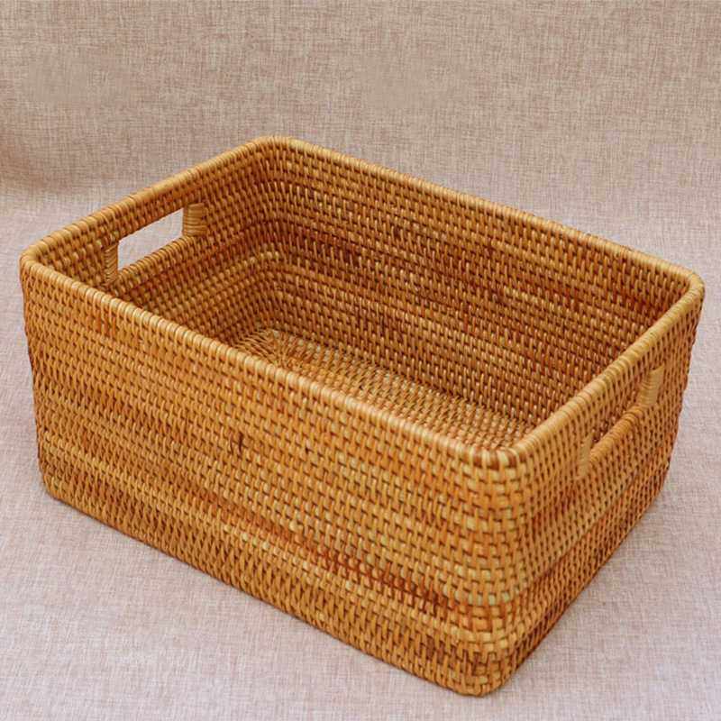 新款直销直销提口中型方筐收纳篮手工编织筐手提三件套内衣收纳盒,收纳整理,其他收纳篮,淘宝优惠券,粉丝福利购,淘宝优惠卷