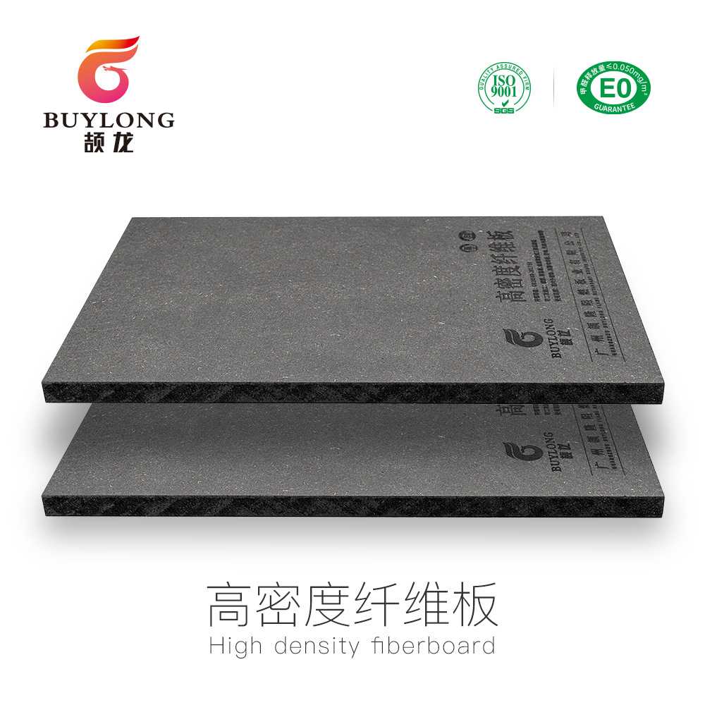 新款直销8mm音箱板MDF板滑板坡道板黑色免漆防潮抗倍特板CDF高密