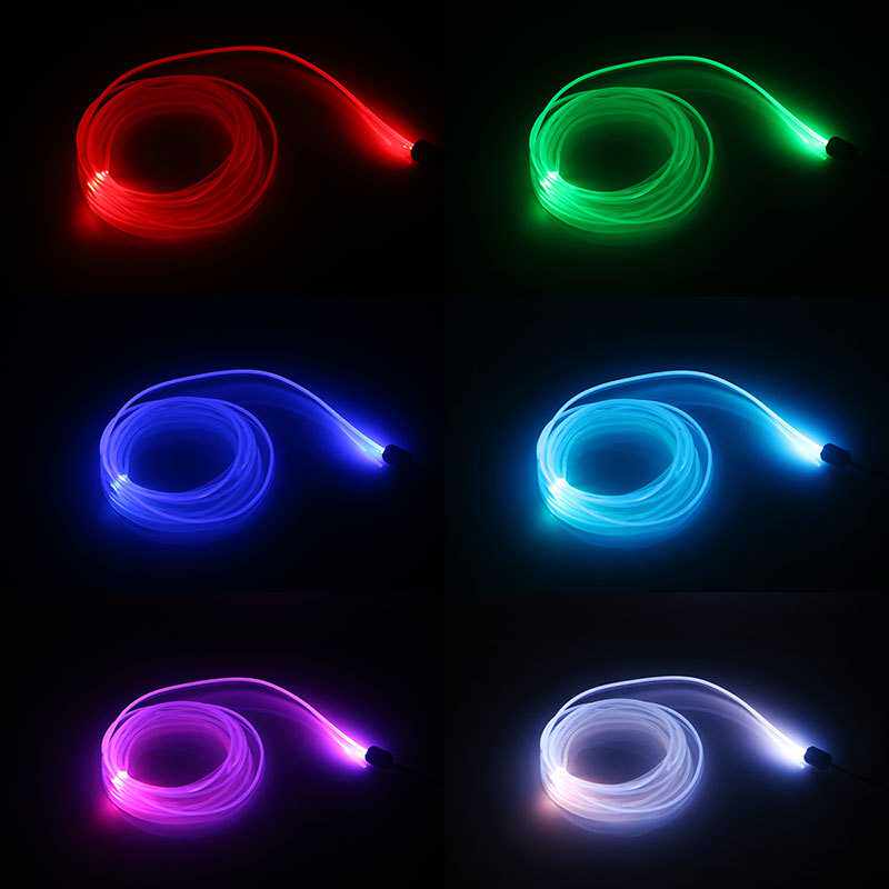 新款直销氛围灯汽车车载车内装饰ledUSB导光线隐藏式汽车改装免接